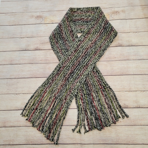 🌞Echo wool blend multi colored scarf - Picture 1 of 4
